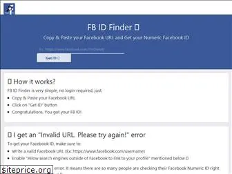 Facebook login id finder
