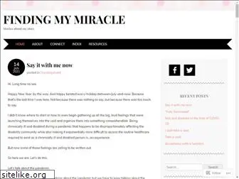 findingmymiracle.com