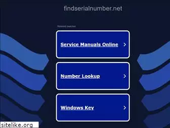 findserialnumber.net