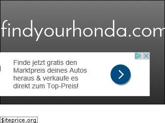 findyourhonda.com