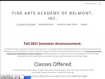 fineartsacademybelmont.com