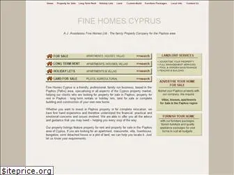 finehomescyprus.com