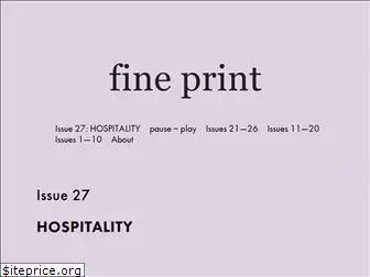 fineprintmagazine.com