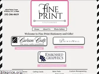 fineprintstationery.com