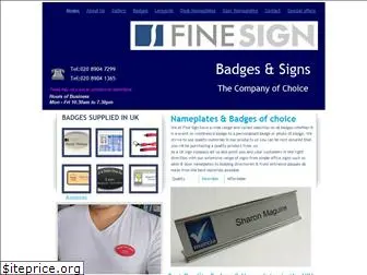 finesign.co.uk