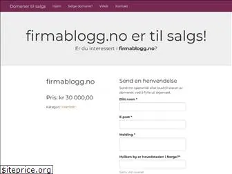 firmablogg.no