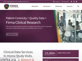 firmaclinicalresearch.com