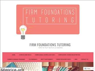 firmfoundationstutoring.com