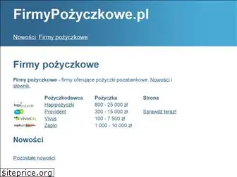 firmypozyczkowe.pl