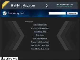 first-birthday.com