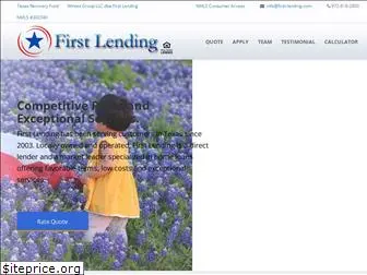 first-lending.com