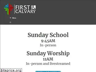 firstandcalvary.org