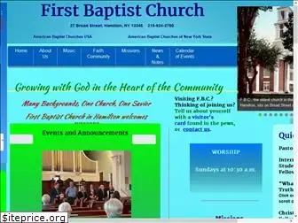 firstbaptistchurchhamilton.org