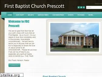 firstbaptistchurchprescott.com
