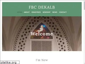 firstbaptistdekalb.org