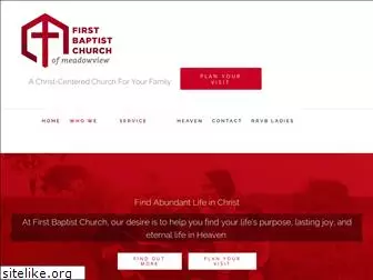 firstbaptistmeadowview.com