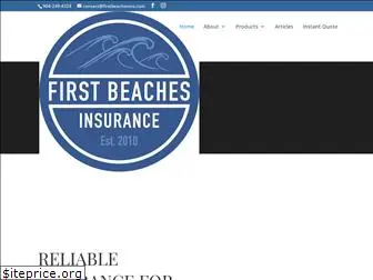 firstbeachesinsurance.com