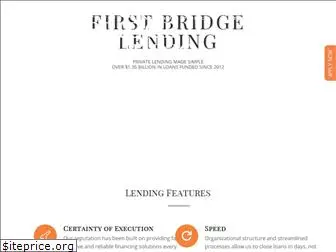 firstbridgelending.com