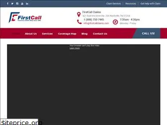 firstcallclaims.com