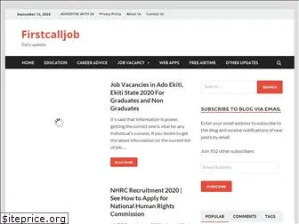 firstcalljob.com.ng