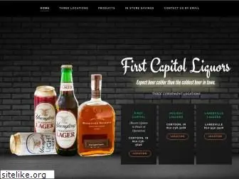 firstcapitolliquors.com