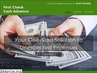 firstcheckcashadvance.com