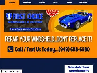 firstchoicewindshieldrepair.com