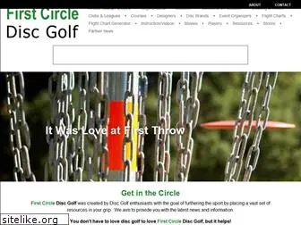 firstcirclediscgolf.com