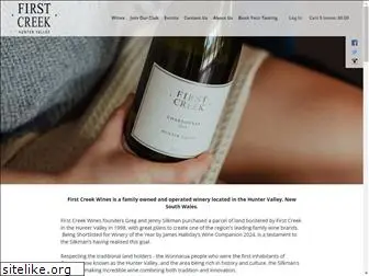 firstcreekwines.com.au