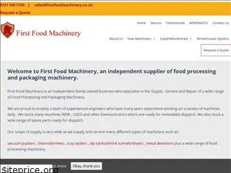 firstfoodmachinery.co.uk