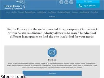 firstinfinance.com.au