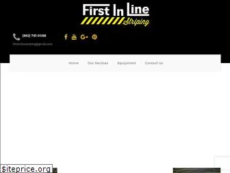 firstinlinestriping.com