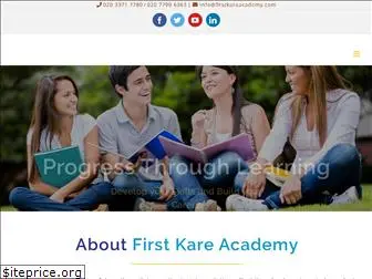 firstkareacademy.com