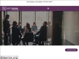 firstlegaldepositions.com