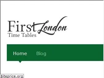 firstlondontimetables.co.uk
