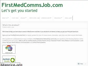 firstmedcommsjob.com