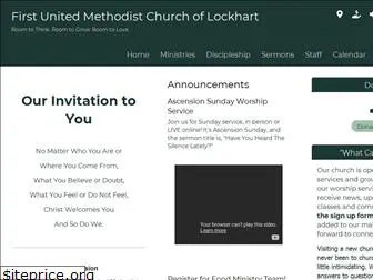 firstmethodistlockhart.org