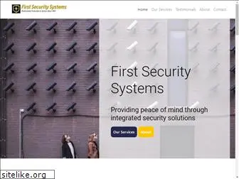 firstsecuritysystems.com