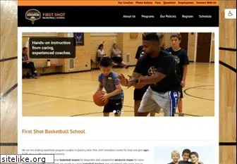 firstshotbasketball.com