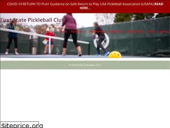 firststatepickleball.org