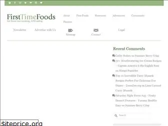 firsttimefoods.com