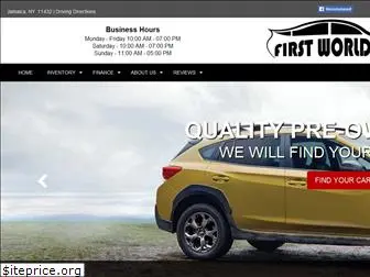 firstworldauto.com