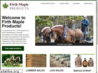 firthmapleproducts.com