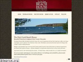 fishcreekbeachhouse.com