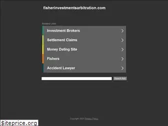 fisherinvestmentsarbitration.com