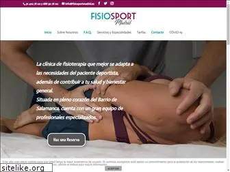 fisiosportmadrid.es