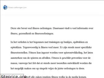 fitness-oefeningen.com