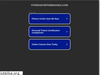 fitnessforthemasses.com