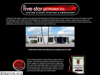 five-starprintwear.com