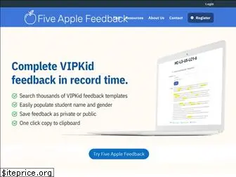 fiveapplefeedback.com